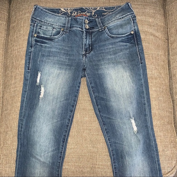 refuge knockout skinny boot jeans